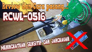 meningkatkan jarak sinyal sensor gerak mikrowave rcwl 0516 lampu otomatis on off tanpa relay [upl. by Lettig]