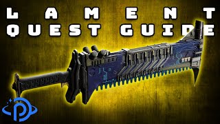 Destiny 2  Lament Exotic Sword Full Quest Guide FAST Minotaur Farm Tips amp Tricks [upl. by Blinni]