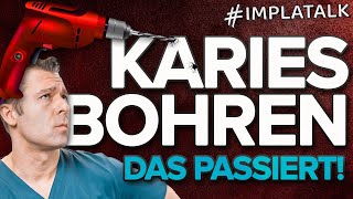 KARIES BOHREN amp entfernen beim Zahnarzt 💀  So läuft es ab inkl Videomaterial [upl. by Oiruam]