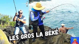 Magnifique Spot Des Gros Poissons Pêche En Bord De Mer à La Réunion 974 [upl. by Han]