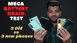 Old Smartphones vs New Smartphones Mega Battery Drain Test [upl. by Atiuqes784]