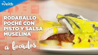 A BOCADOS Rodaballo poché con pisto y salsa muselina [upl. by Asserrac]