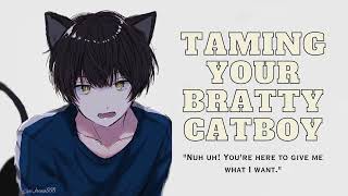 Tsundere Taming Your Bratty Catboy  ASMRAudio Roleplay [upl. by Zumwalt773]