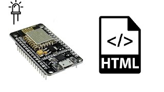 ESP8266 HTML  Buttons and Links integration [upl. by Atikkin]