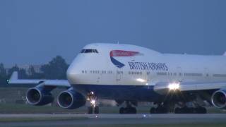 British Airways B747400 takeoff at YVR [upl. by Manno]