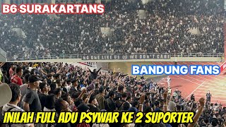 INILAH AKSI Saling PSYWAR SOLO FANS amp BANDUNG FANS [upl. by Edwin]