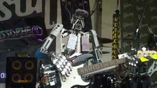 ►Gibson Compressorhead Robot Band Musikmesse 2013 [upl. by Nerhe]