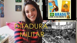 Resumo de História DITADURA MILITAR Débora Aladim [upl. by Weir]