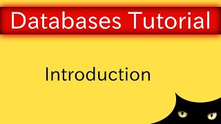 Introduction to Databases  Database Tutorial 1 [upl. by Hammel]