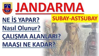 JANDARMA SUBAYASTSUBAY NASIL OLUNUR EĞİTİM SÜRELERİ MAAŞI ÇALIŞMA ALANLARI [upl. by Nolaj756]