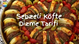 Sebzeli Köfte Dizme Tarifi [upl. by Aihseym]