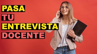 Entrevista para docente primaria GUÍA con preguntas [upl. by Con107]