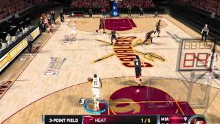 NBA 2K12 Franchise Eastern Conference Finals cHeat vs Cavaliers [upl. by Otilrac897]