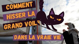 Hisser la grand voile et prendre un ris tuto voilier mais comme dans la vraie vie [upl. by Elwin]