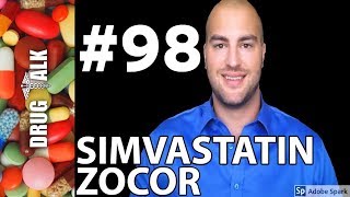 SIMVASTATIN ZOCOR  PHARMACIST REVIEW  98 [upl. by Gertrud]