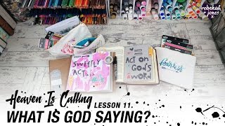 Start Bible Journaling  Heaven Is Calling Lesson 11 [upl. by Gora499]