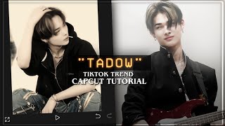 quotTADOWquot Tiktok trend capcut editing tutorial [upl. by Downs]