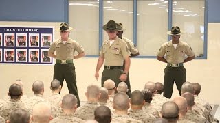 Marine Corps Drill Instructors Meet Recruits for The First Time  MCRD Parris Island [upl. by Ryon]