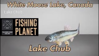 Fishing Planet Lake Chub White Moose Lake Canada [upl. by Roxie]