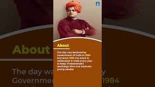 National Youth Day  Swami Vivekananda Jayanti  Current Update  UPSC [upl. by Kerns]