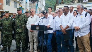 Declaración a medios del Presidente Gustavo Petro después del Consejo de Seguridad en Samaniego [upl. by Rosenquist]