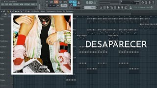 Mora  DESAPARECER  FL Studio Instrumental Remake [upl. by Aynotahs]