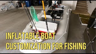 Inflatable Boat Customization For Fishing [upl. by Akemyt]