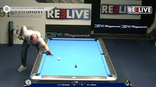 Tamer Altunkaya vs Oliver WiemeDIENSTAGSTURNIER 10BALL 8102024 [upl. by Neelya]