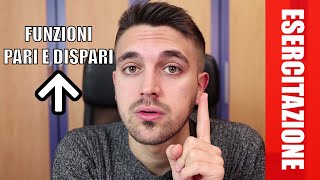 ESERCITAZIONE Funzioni pari e dispari [upl. by Naman327]