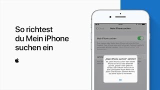 So richtest du quotMein iPhone suchenquot quotMein iPad suchenquot oder quotMeinen Mac suchenquot ein — Apple Support [upl. by Rafaelle]