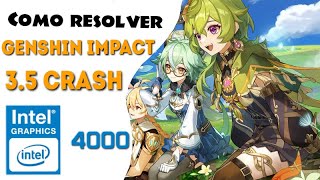 Como Resolver erro do Genshin Impact Crashando na 35 [upl. by Elokin]