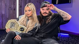 Liv Morgan and “Dirty” Dominik Mysterio sit down for an exclusive interview before Bad Blood [upl. by Lilli904]