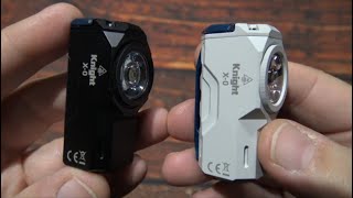 Wuben X0 Knight EDC Flashlight Review OSRAM P9 vs Samsung LH3651D LEDs [upl. by Mcripley882]