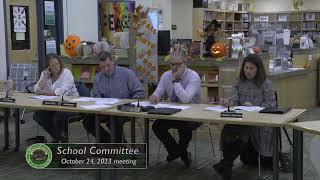 Abington School Committee October 24 2023 [upl. by Herv]