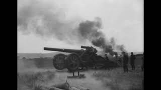 21cm Morser 18 heavy howitzers engaging targets on the Stalin Line in July 1941 [upl. by Rendrag]