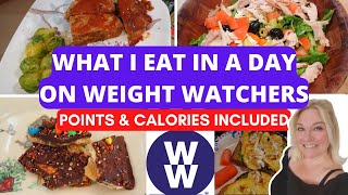 WHAT I EAT IN A DAY ON THE NEW WEIGHT WATCHERS PLAN  WW POINTS amp CALORIES  FULL DAY OF EATING [upl. by Gilman]