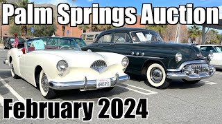 McCormicks Palm Springs Classic Car Auction amp Car Show  February 2024 [upl. by Yromas]