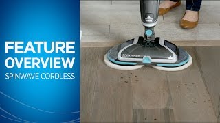 SpinWave® Cordless Hard Floor Spin Mop Feature Overview [upl. by Nac]