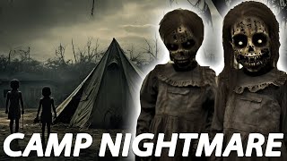 I INVESTIGATED THE BLACK EYED CHILDREN OF HAUNTED CAMP NIGHT MARE [upl. by Einahets]