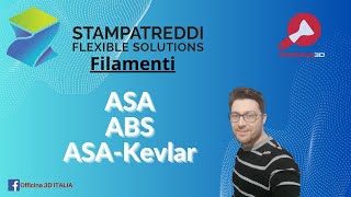 ASA ABS e ASAKEVLAR come stampare i filamenti di Enrico Orsili [upl. by Glyn]