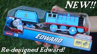 Unboxing the Newly Redesigned Trackmaster EDWARD  Thomas and Friends Toy Trains [upl. by Avril207]