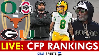 College Football Playoff Top 25 Rankings 2024 LIVE [upl. by Ohploda141]