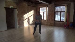 Lindy hop  triple steps exercices with music [upl. by Zetana733]