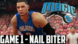 NBA 2K17 Magic MyGM Y3  Its The Playoffs amp This Is Scary [upl. by Mannes412]