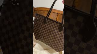 Unboxing LV Neverfull MM Damier Ebene [upl. by Alita]