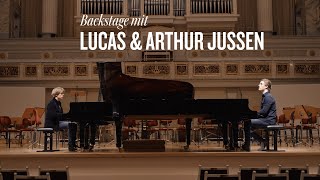 Backstage mit Lucas und Arthur Jussen  Konzerthaus Berlin [upl. by Reg149]