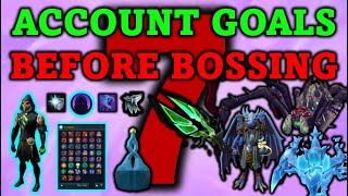 7 Account Goals to Complete Before Bossing in RuneScape 3 [upl. by Gard]