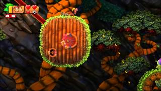 Donkey Kong Country Tropical Freeze  100 Walkthrough  5A Beehive Brawl Puzzle Pieces and KONG [upl. by Mur]