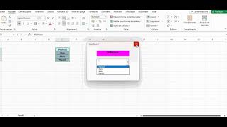 Alimenter un Combobox VBA depuis une feuille Excel [upl. by Solracnauj]