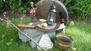 Druid Ritual Tools Series The Cup Cauldron and Bowl [upl. by Arreit]